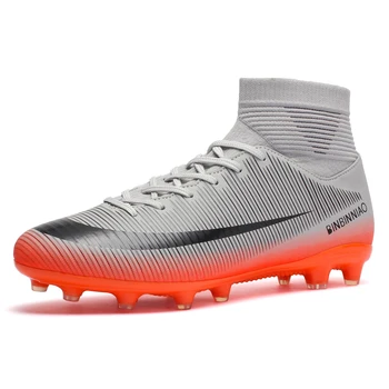 Нова професионална футболна обувки за футбол на открито, Спортни обувки AG/TF Футболни обувки за глезените, маратонки За възрастни, футболни обувки