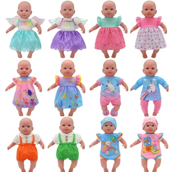 Облекло за кукли интересите на 15-18 см, играчки, новородено бебе кукла, американската кукла, Модни Панталони, поли, памук палта, подарък за момичета