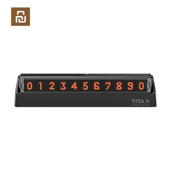 Оригинален Youpin Bcase TITA X Share To Bcase Флип-вид на колата с номера за паркиране, илюстрация за мини-украса кола