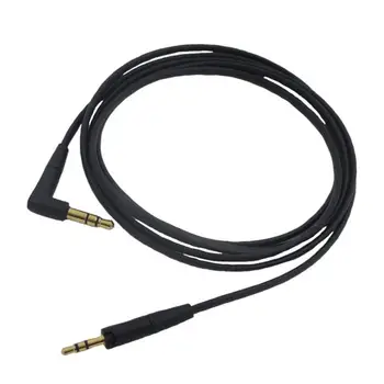 Превъзходно аудио кабел, устойчив на абразия черен кабел за слушалки, устойчив на разтягане на Кабел за слушалки, аудио кабел за слушалки