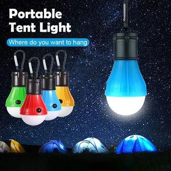 Преносим светлинното фенер, Лампа за палатка Спасителна Лампа Водоустойчив окачен фенер Фенер за къмпинг батерии AAA