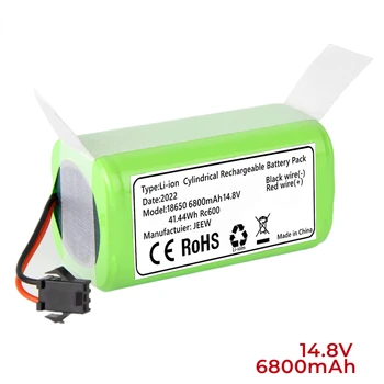 Преносимото батерия 14,8 6800 mah, съвместима с Ecovacs Deebot N79 N79S DN622 Eufy RoboVac 11 11S 11S MAX 12 15C 15C MAX