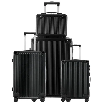 Пътен страхотна фабрика ABS Пътен куфар, твърд калъф-количка, комплекти за багаж, 3 бр., Безплатна Доставка