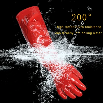 Ръкавици, устойчиви на висока температура 200 ° с, изолационни, не обжигающие Изолирана изолационни ръкавици, топлоустойчиви, паропроницаемые ръкавици