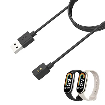 Смарт гривна, зарядно устройство, захранващ адаптер, USB кабел за зареждане на Xiaomi Mi Band 8/8 Pro, смарт-гривни, аксесоари за Mi Band