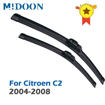 Четки за чистачки MIDOON за Citroen C2 2003 ~ 2009 Аксесоари за чистачки 2004 2005 2006 2007