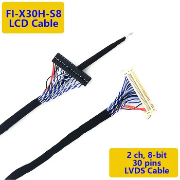 8-битов кабел LVDS FIX-30 Pin 2 канала за 17 19 20 21,5 22 23,6 26-инчов LCD/led контролер панел